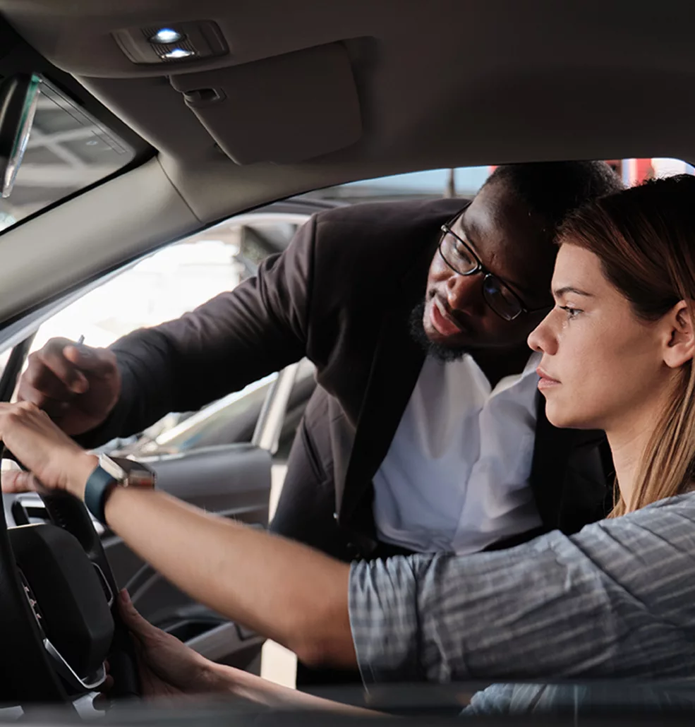 Vehicle interior technology display