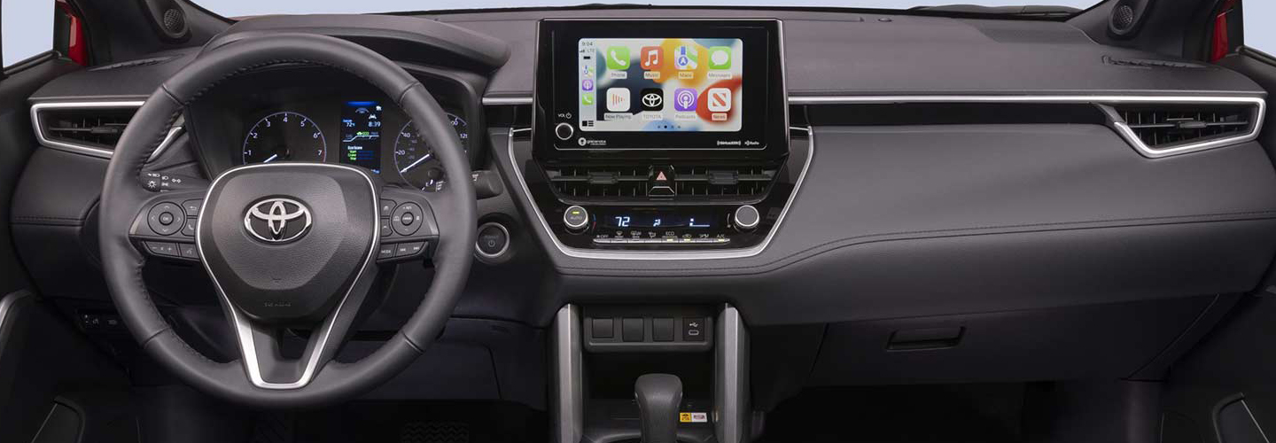 2023 Toyota Corolla Cross Hybrid Features and Technology interiorimage