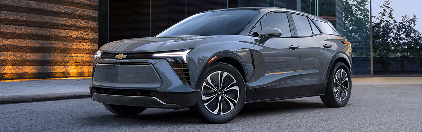 2024 Chevrolet Blazer EV Dimensions green sideview