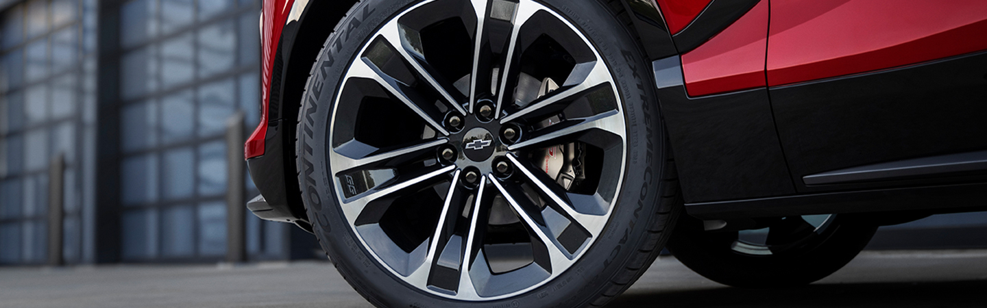 2024 Chevrolet Blazer EV Dimensions red wheelview