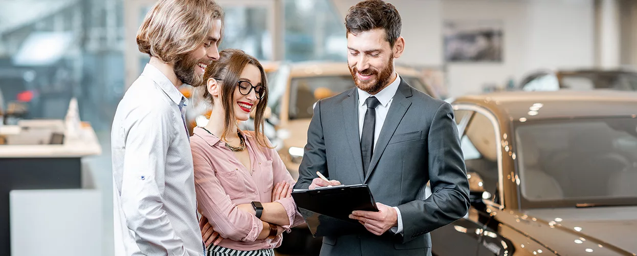 discussing financing options