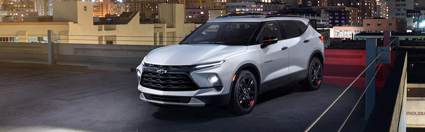 2024 Chevrolet Blazer frontview silver
