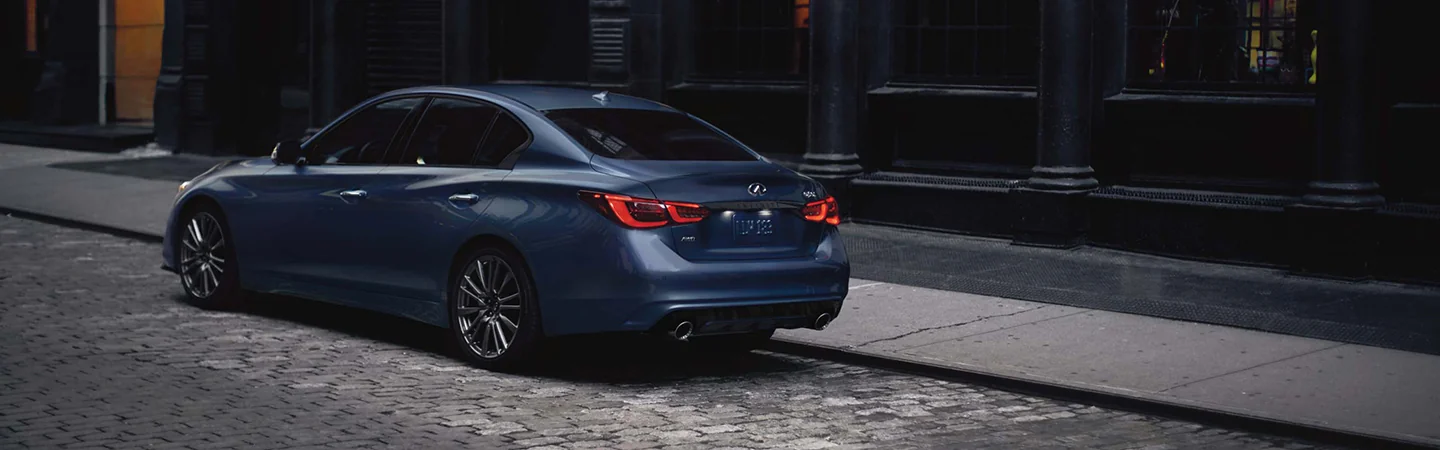 rear view 2023 INFINITI Q50