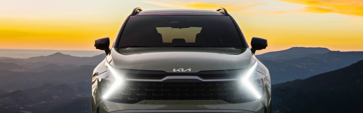 2024 Kia Sportage Specs front side in green colour