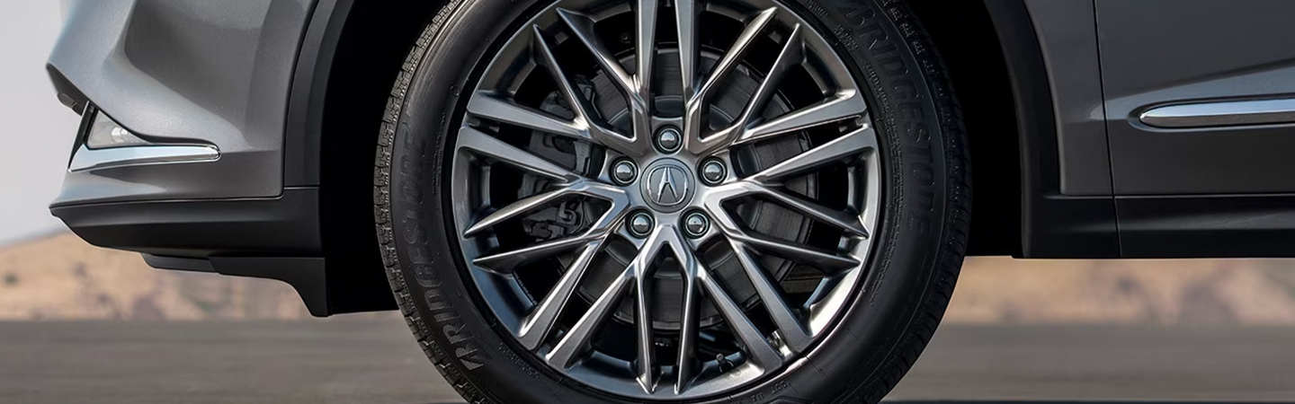 2024 Acura MDX Specs tire view in silver colour