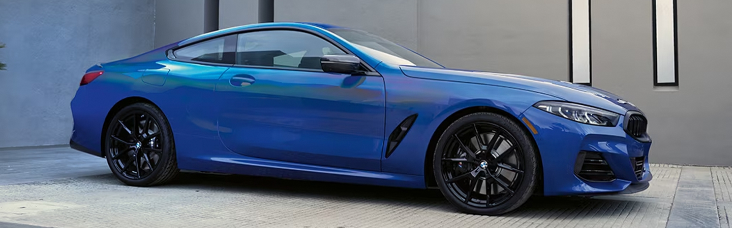 2024 BMW 8 Series Specs blue sideview