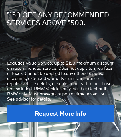 Service and Parts Specials | Gebhardt BMW