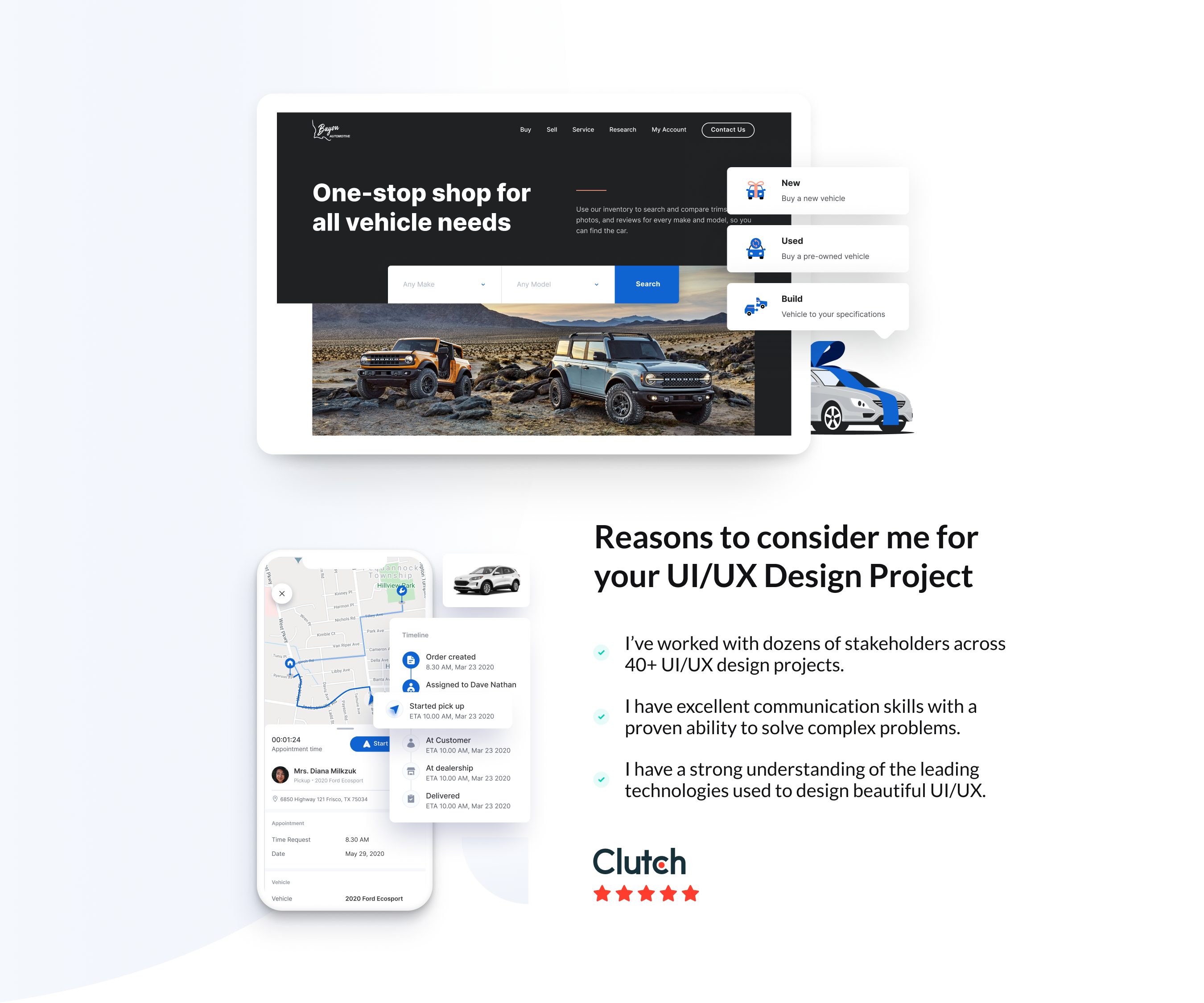 UI/UX Design, Research, Requirements Analysis - Randall Nachman - Clarity