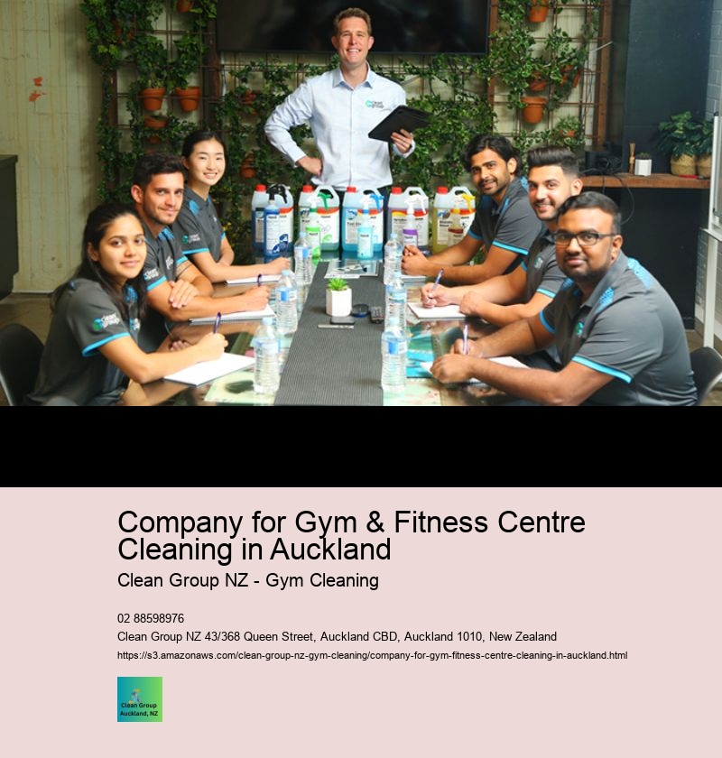 Can you provide details about the experience and expertise of Clean Group NZ in the field of gym cleaning services?