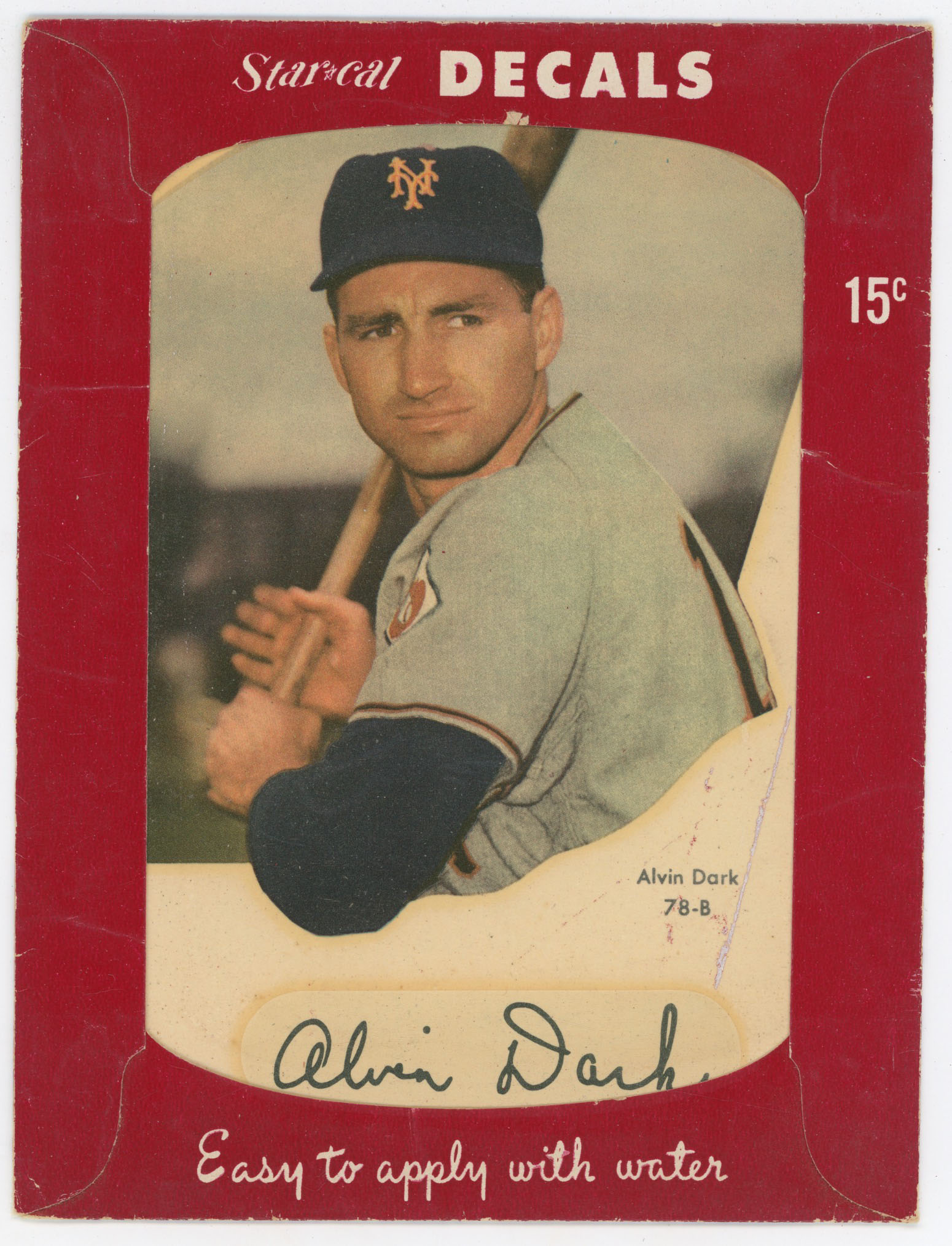 1952 Star Cal Decals 78.2 Dark