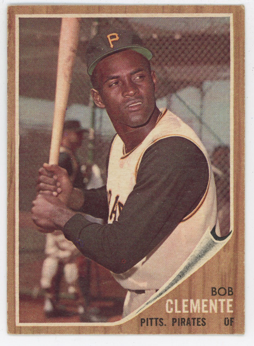 1962 Topps 10 Clemente VG-Ex/Ex ctd