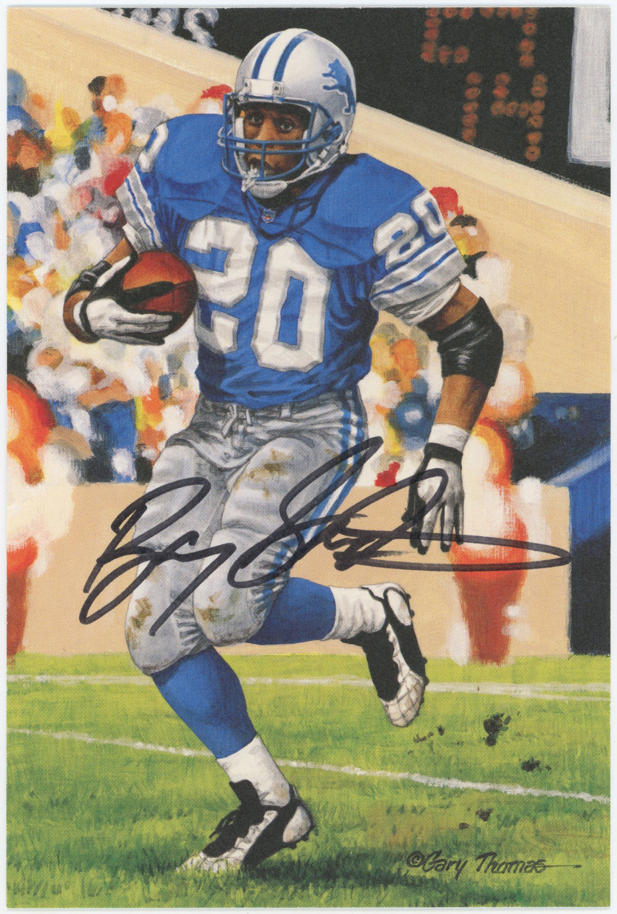 Goal Line Sanders Barry 9.5 JSA LOA (CARD)