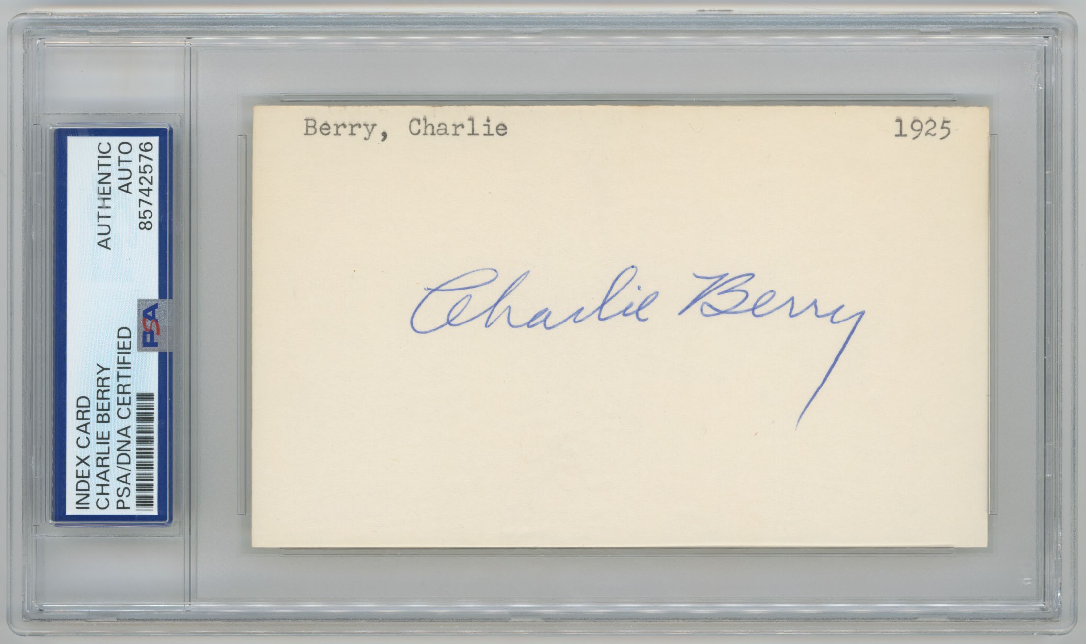 3 x 5 Berry, Charlie 9 (PSA slabbed)
