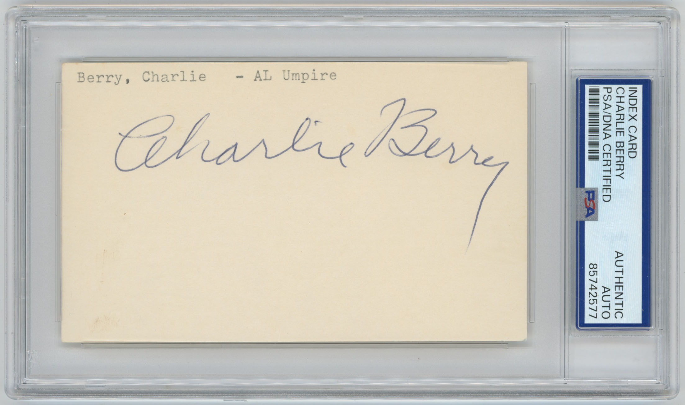 3 x 5 Berry, Charlie 9 (PSA slabbed)