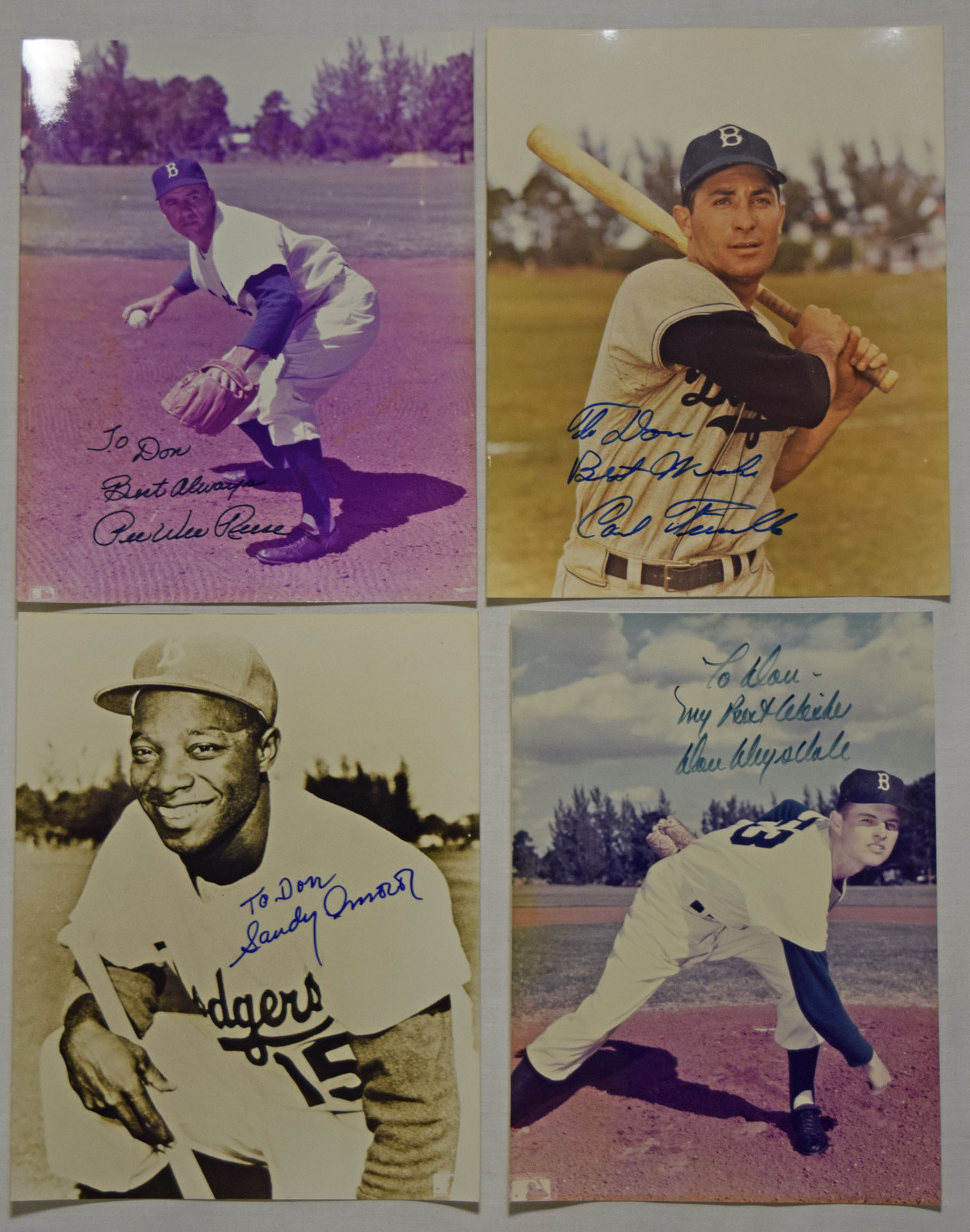 8 x 10 Brooklyn Dodgers and Yankees (23 pcs) w/Drysdale, Furillo 9