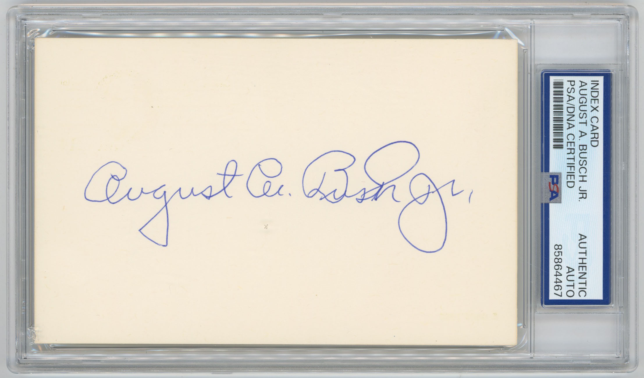 3 x 5 Busch, August - PSA Slabbed 9
