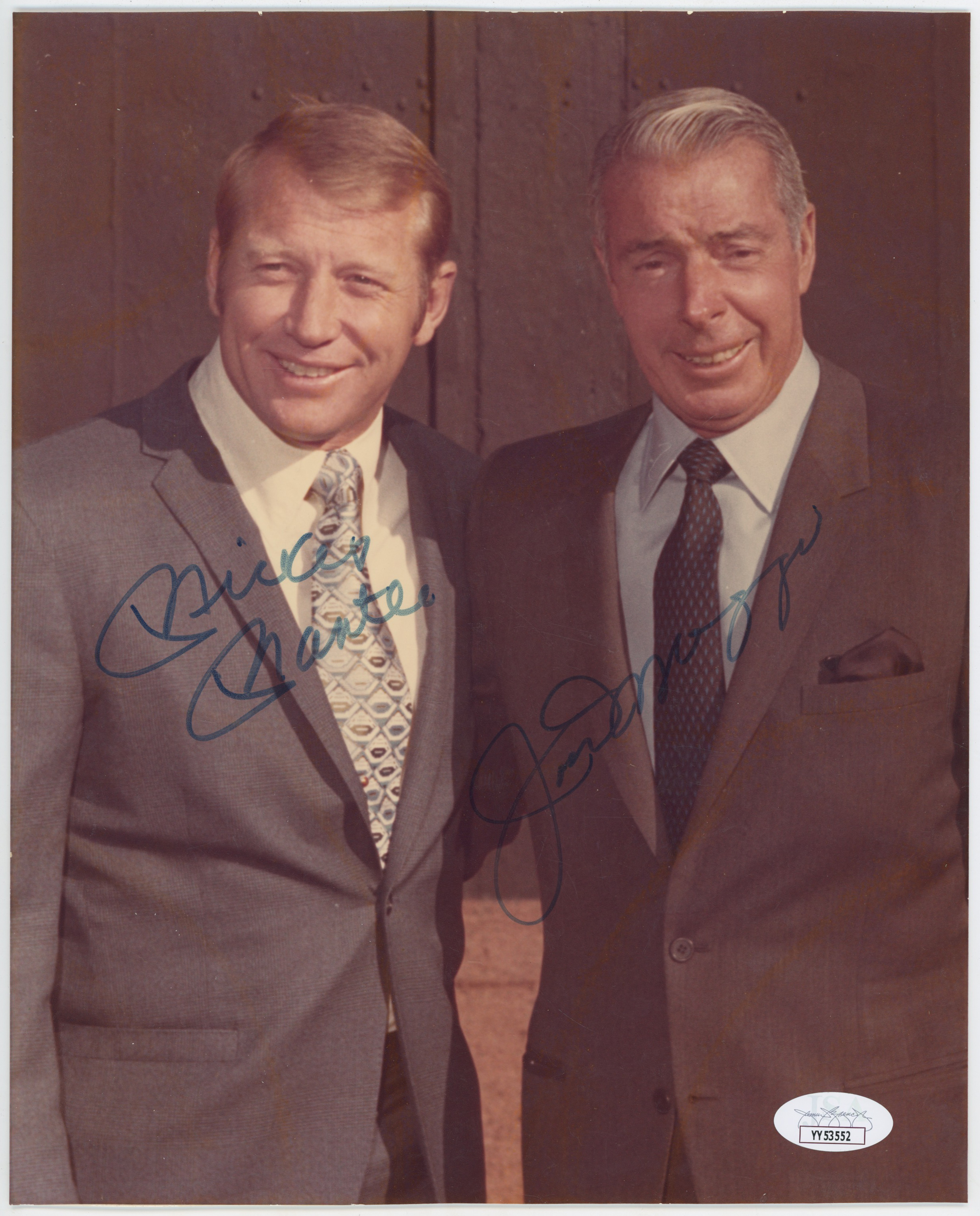  8 x 10  DiMaggio/Mantle 8 JSA LOA (FULL)