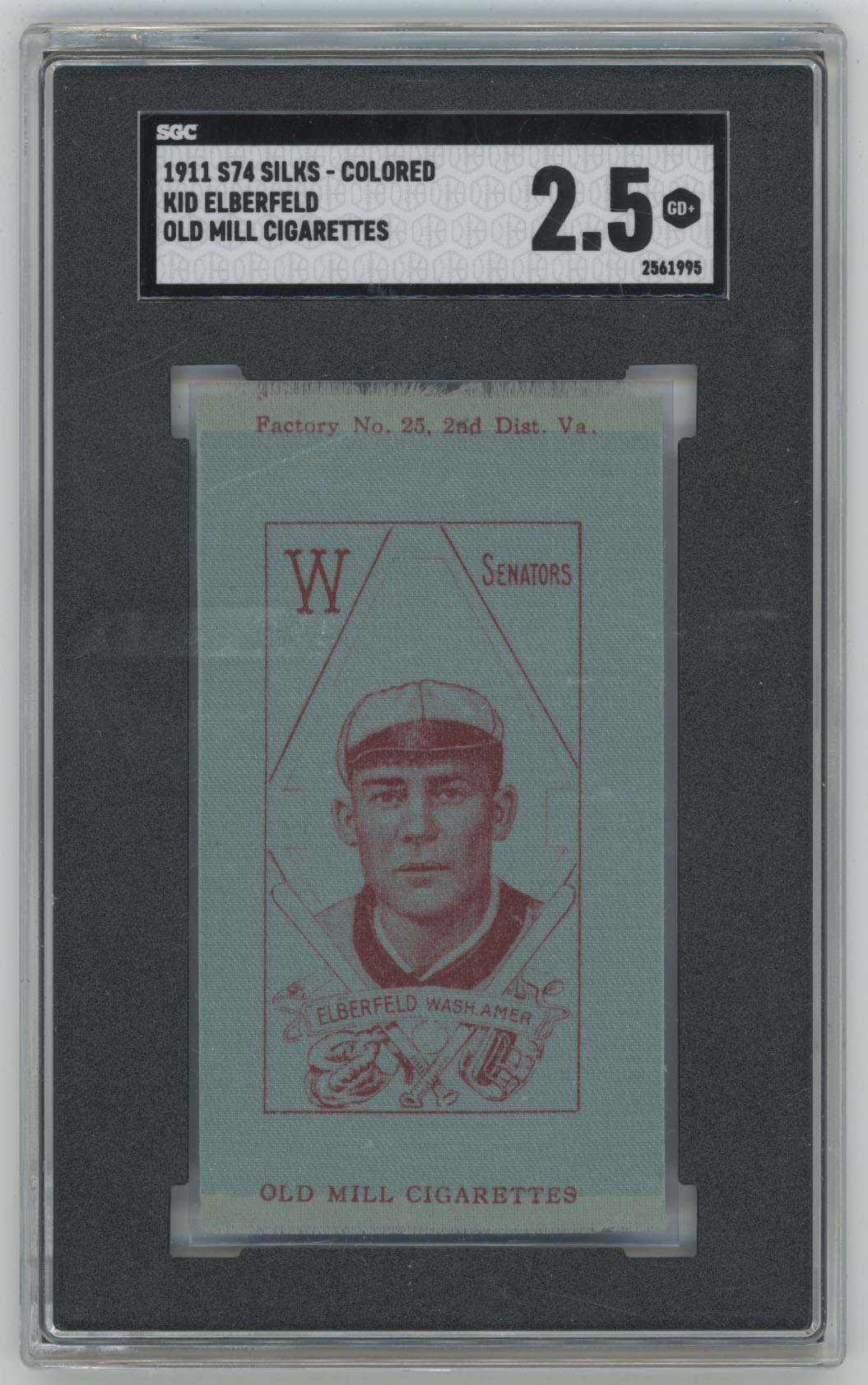 1911 S74 Silk Color  Elberfeld SGC 2.5