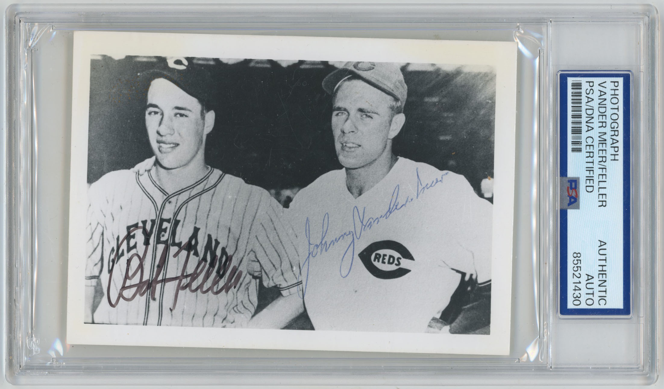  Photo  Feller/VanderMeer PSA-Slabbed 5x4 Photo 9 