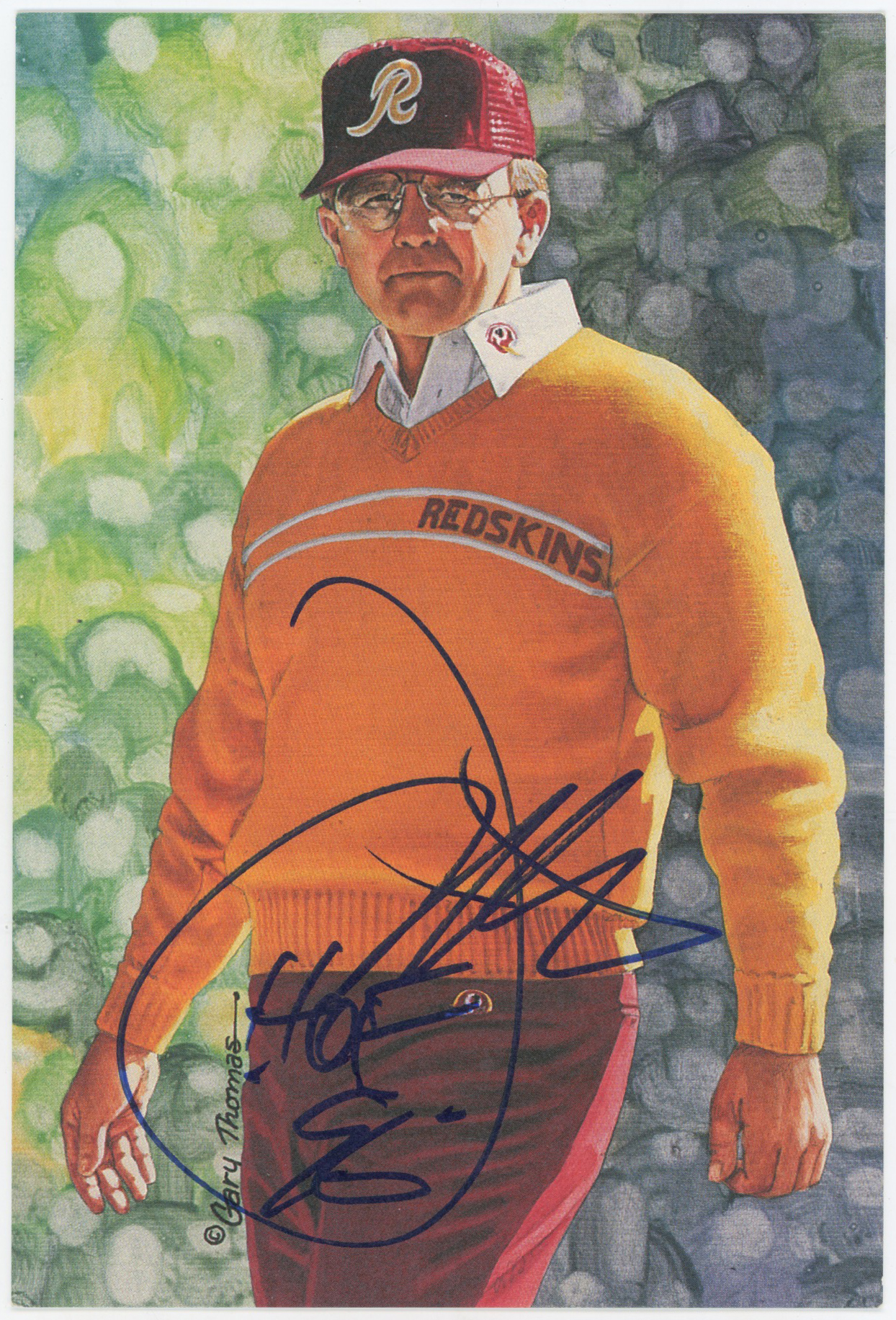 Goal Line Gibbs, Joe 9.5 JSA LOA (CARD)