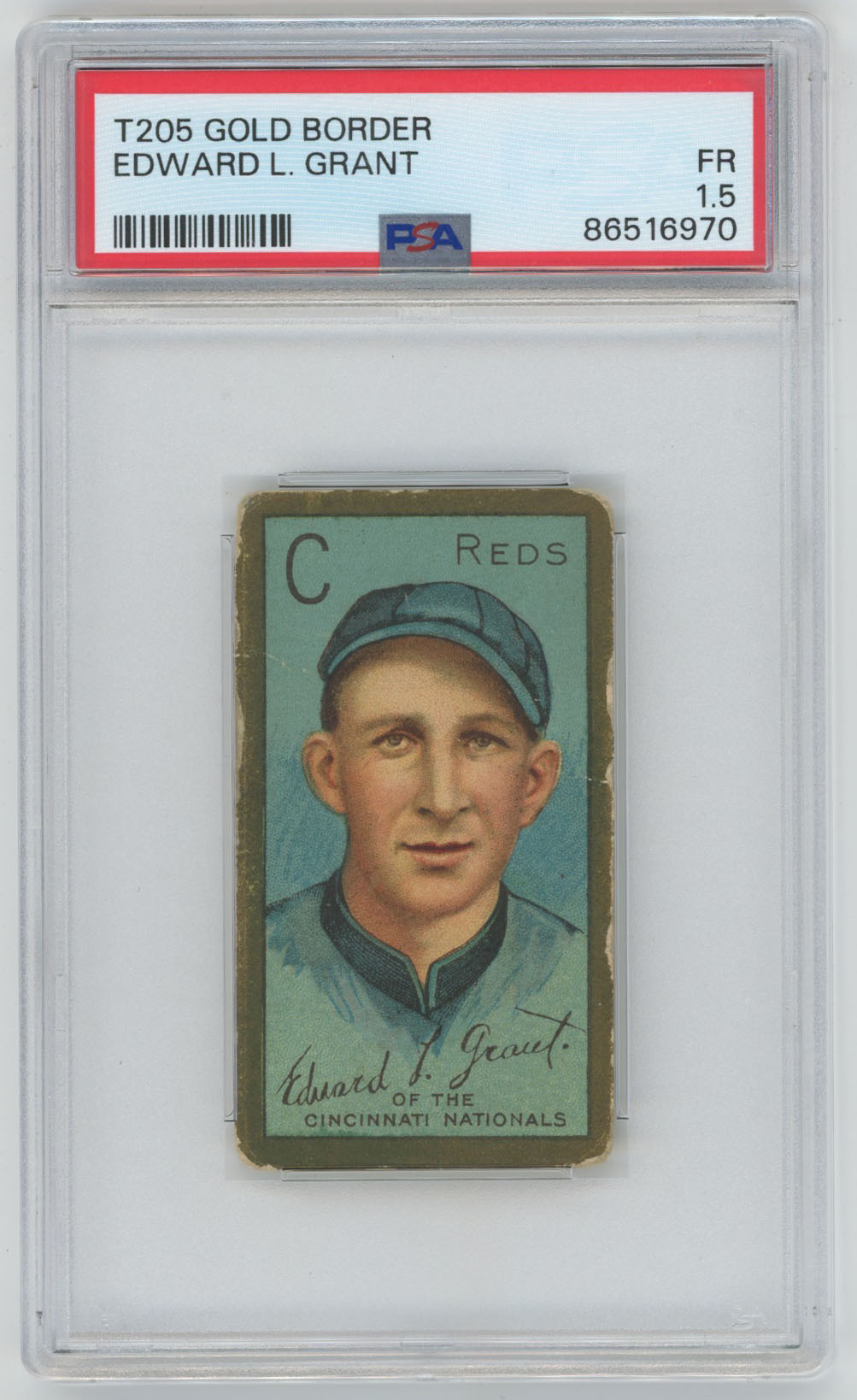 1911 T205 80.2 Grant PSA 1.5