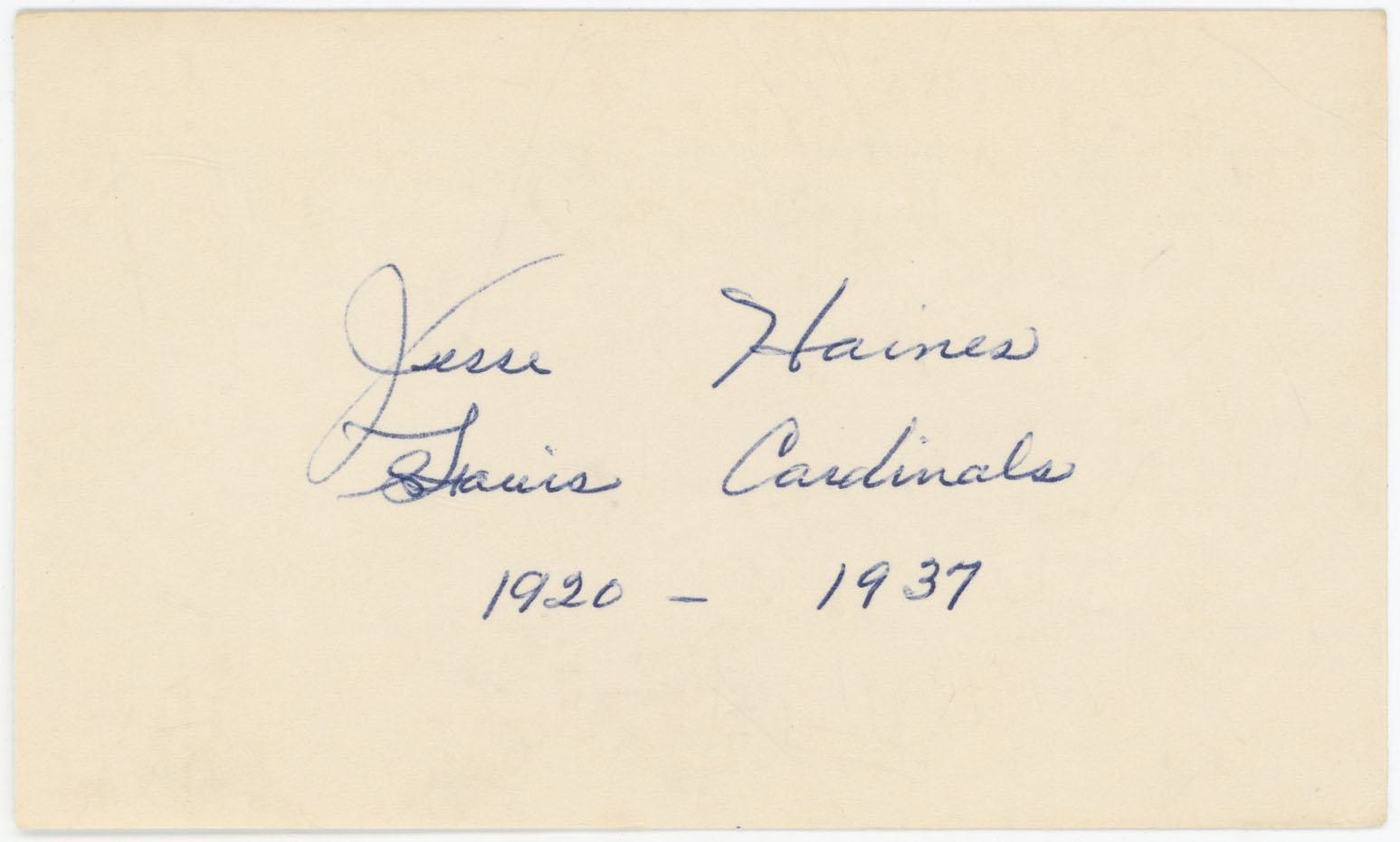  3 x 5  Haines, Jesse 9.5 