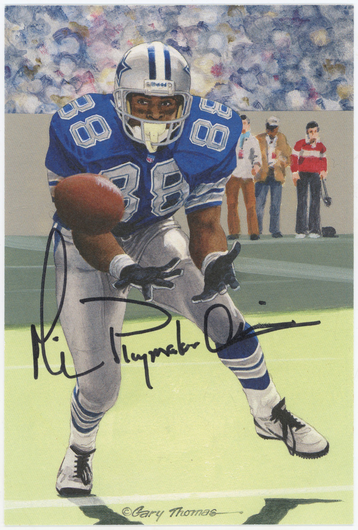  Goal Line  Irvin, Michael 9.5 JSA LOA (CARD)