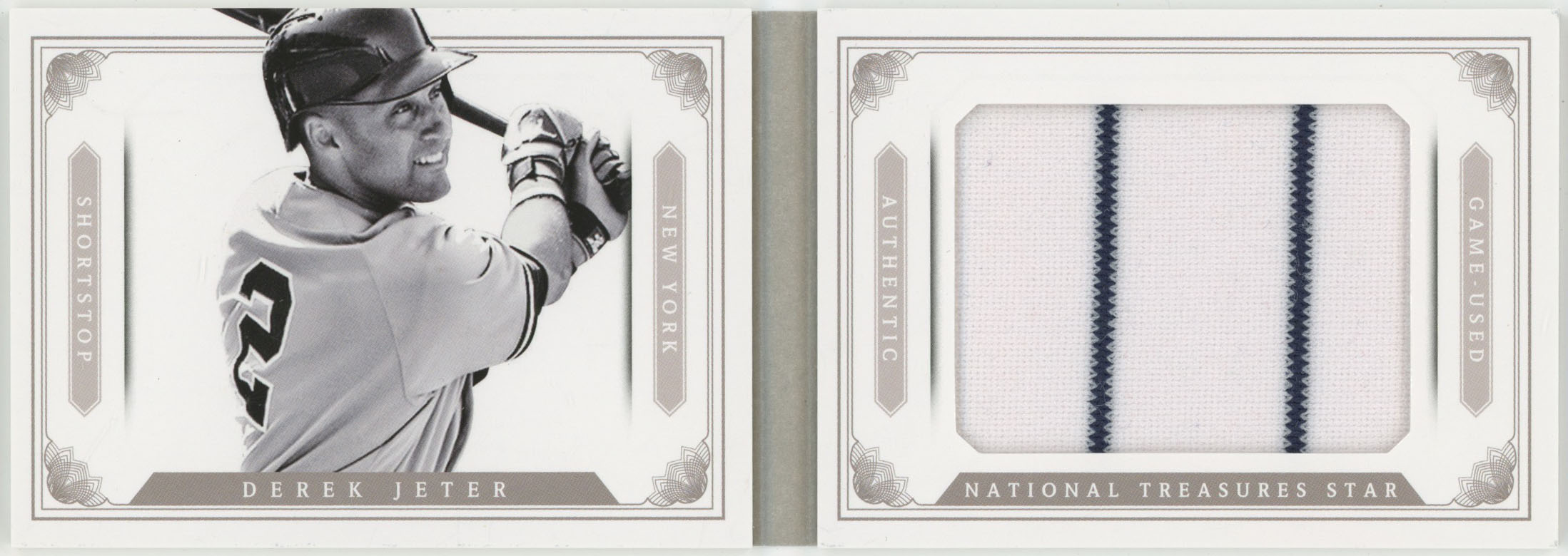 2014 Panini National Treasures 14 Derek Jeter