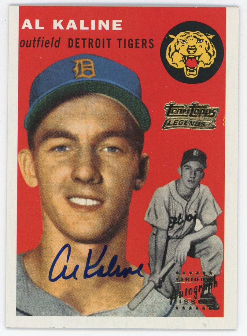 2002 Topps Certified Autograph 201 Al Kaline RC Re-Issue 9.5