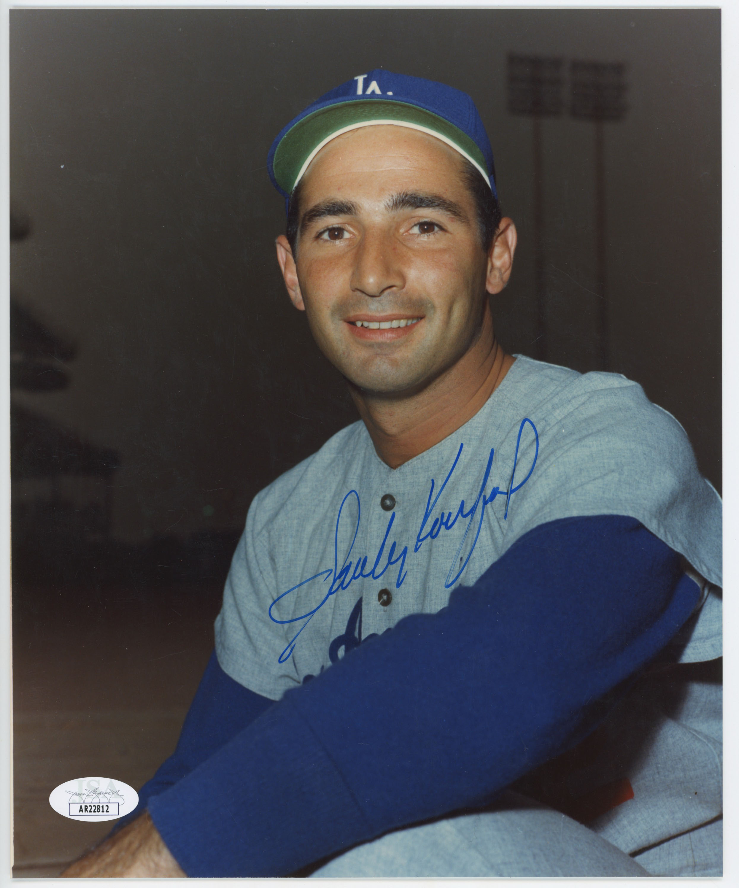 8 x 10  Koufax, Sandy 9 JSA LOA (CARD)