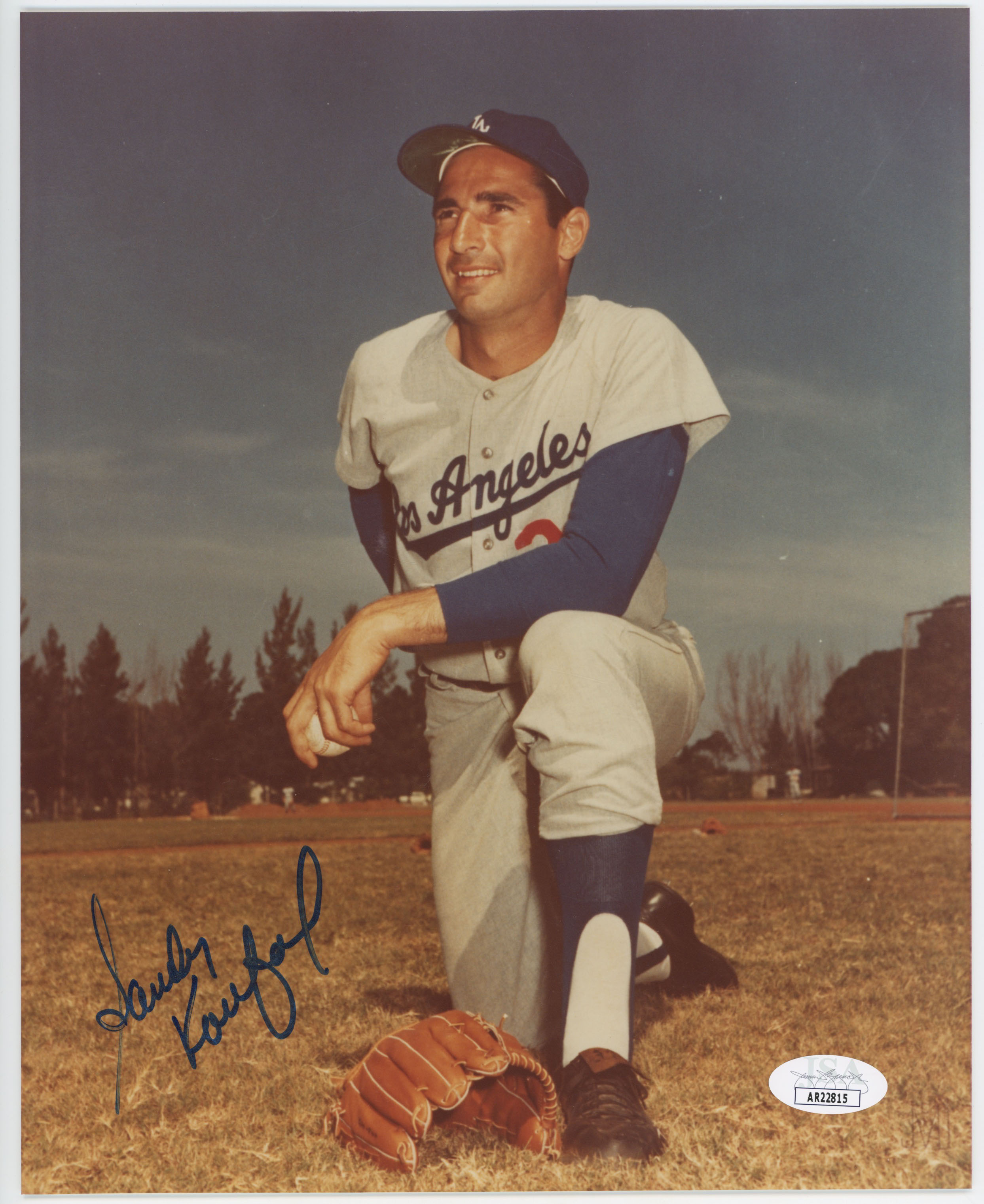 8 x 10  Koufax, Sandy 9 JSA LOA (CARD)