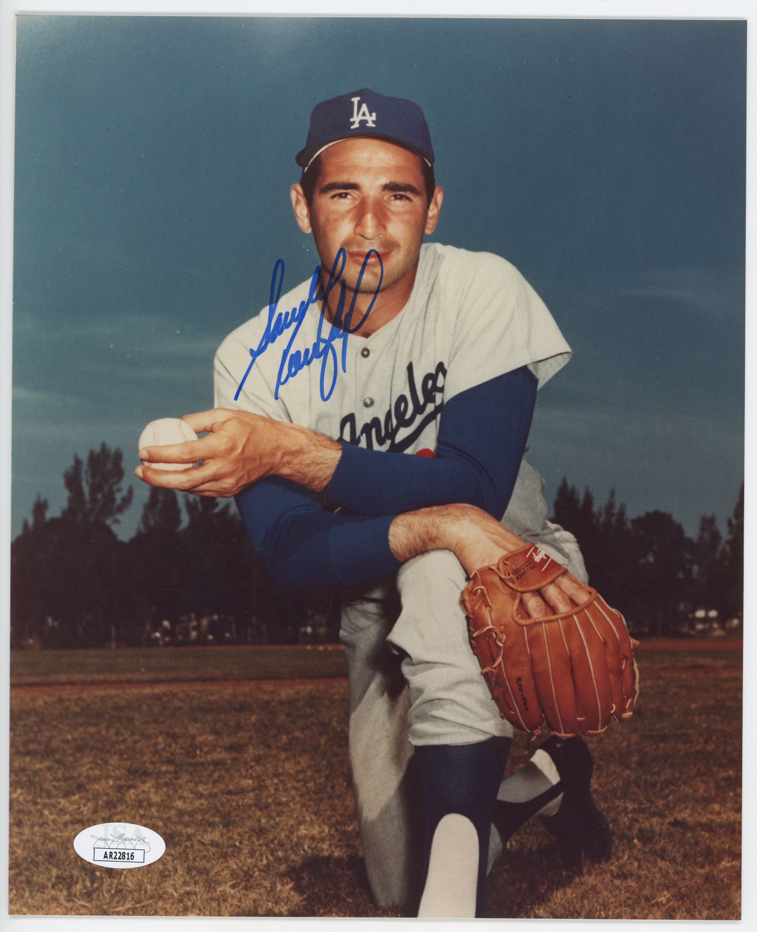 8 x 10  Koufax, Sandy 9 JSA LOA (CARD)