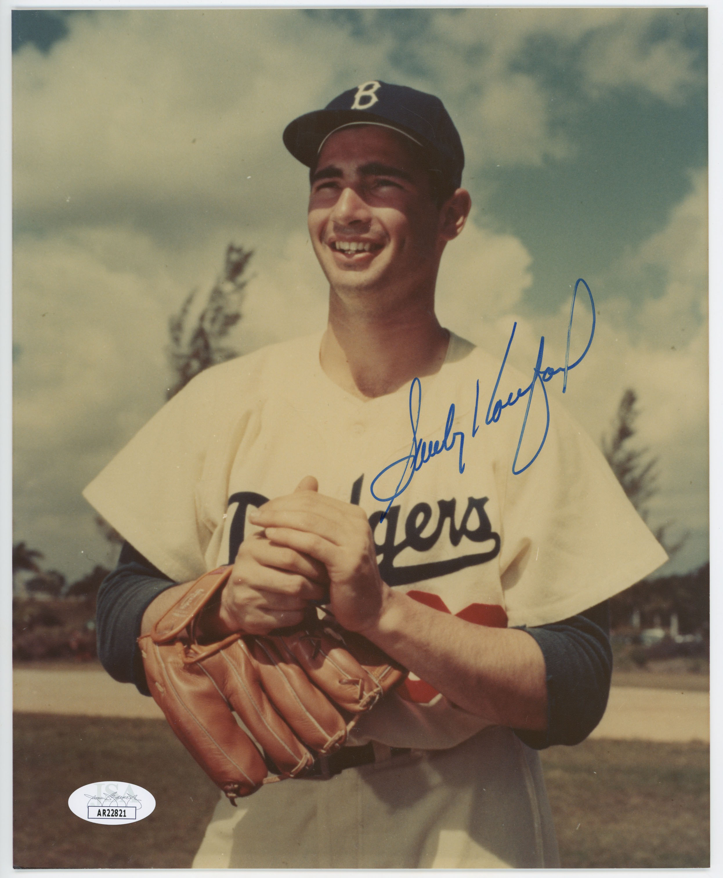 8 x 10  Koufax, Sandy 9 JSA LOA (CARD)