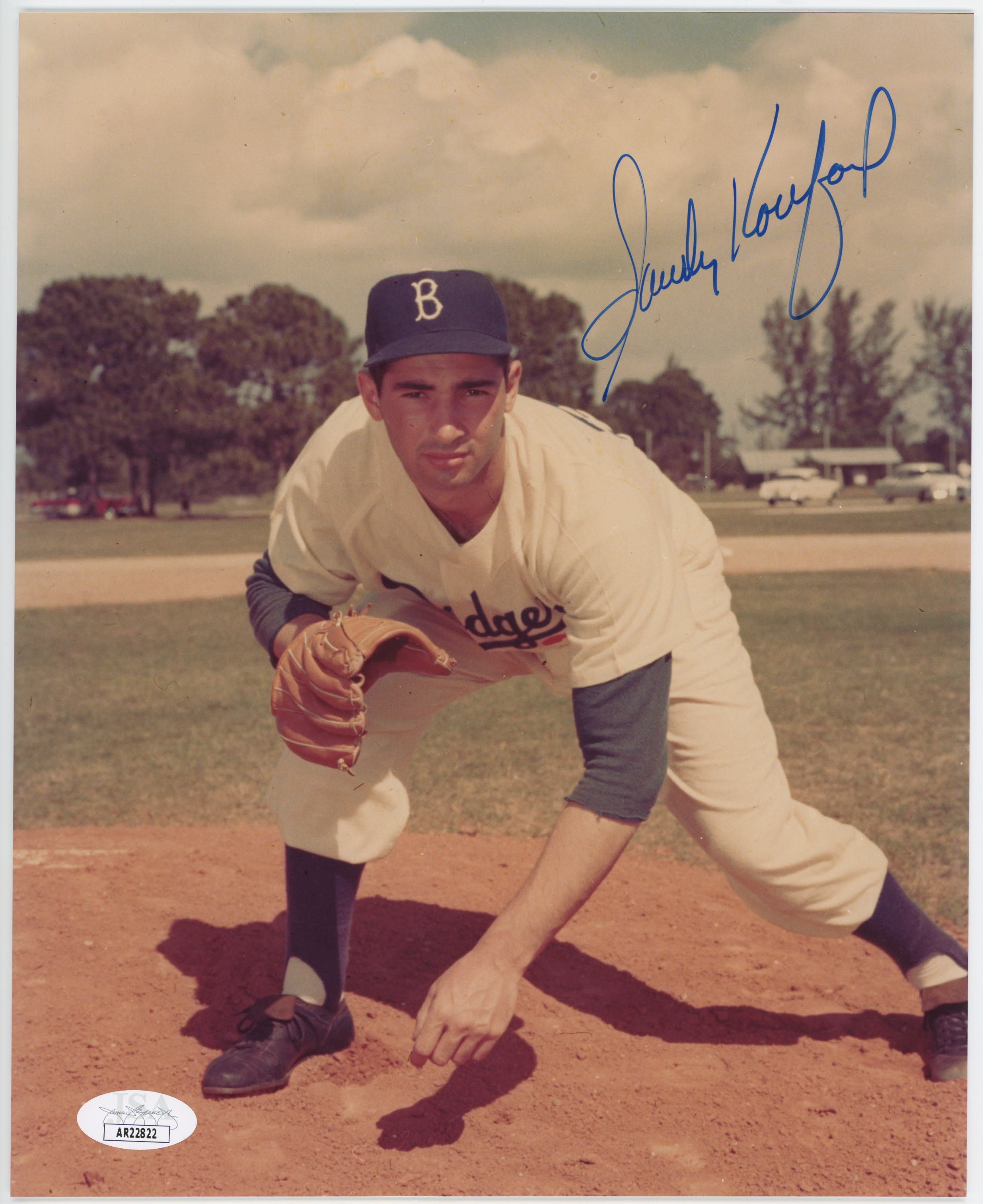 8 x 10  Koufax, Sandy 9 JSA LOA (CARD)