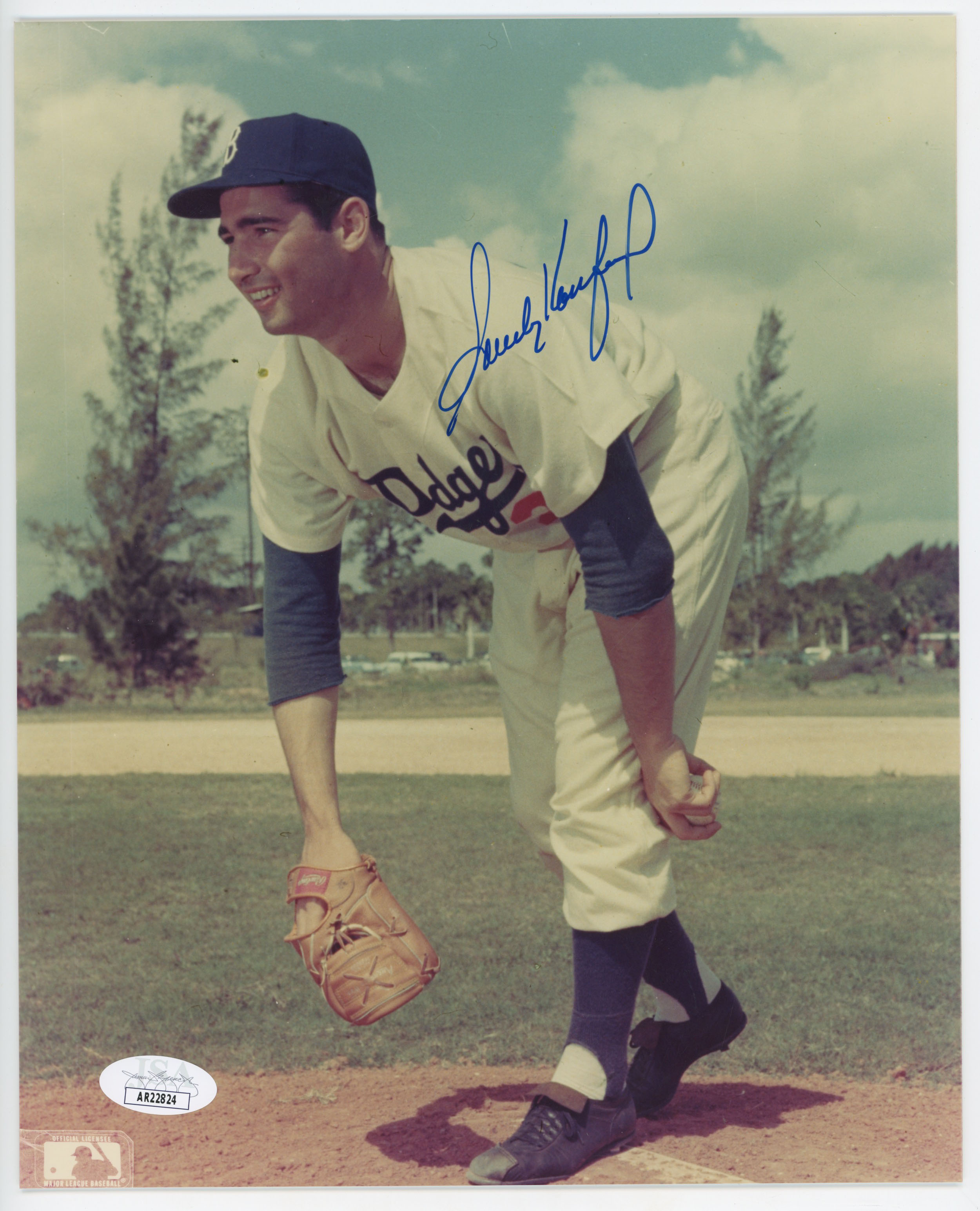 8 x 10  Koufax, Sandy 9 JSA LOA (CARD)