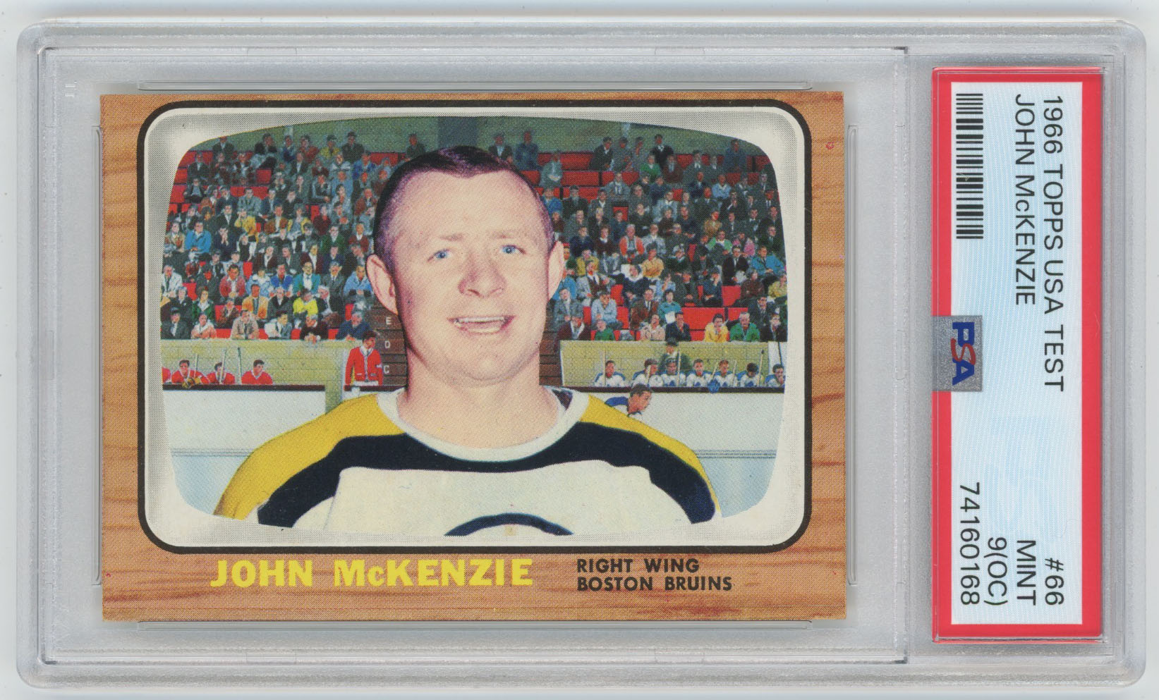 1966 Topps USA Test Issue 66 McKenzie PSA 9 oc
