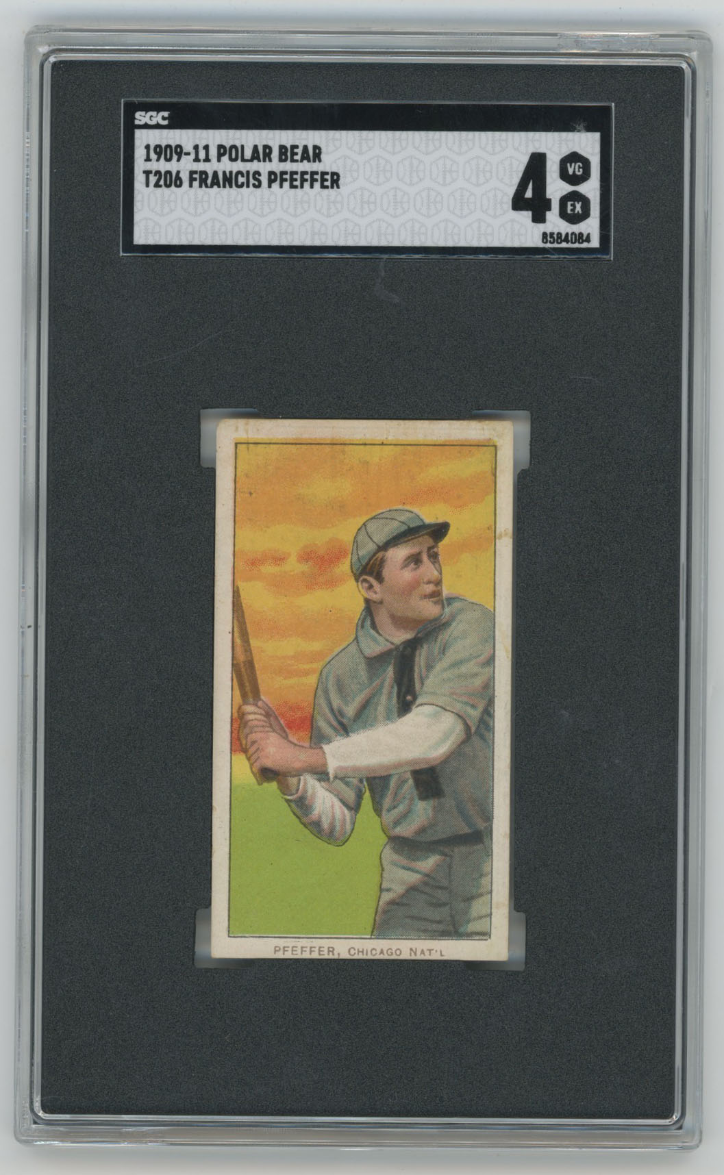 1909 T206 378 Pfeffer SGC 4 (Polar Bear)