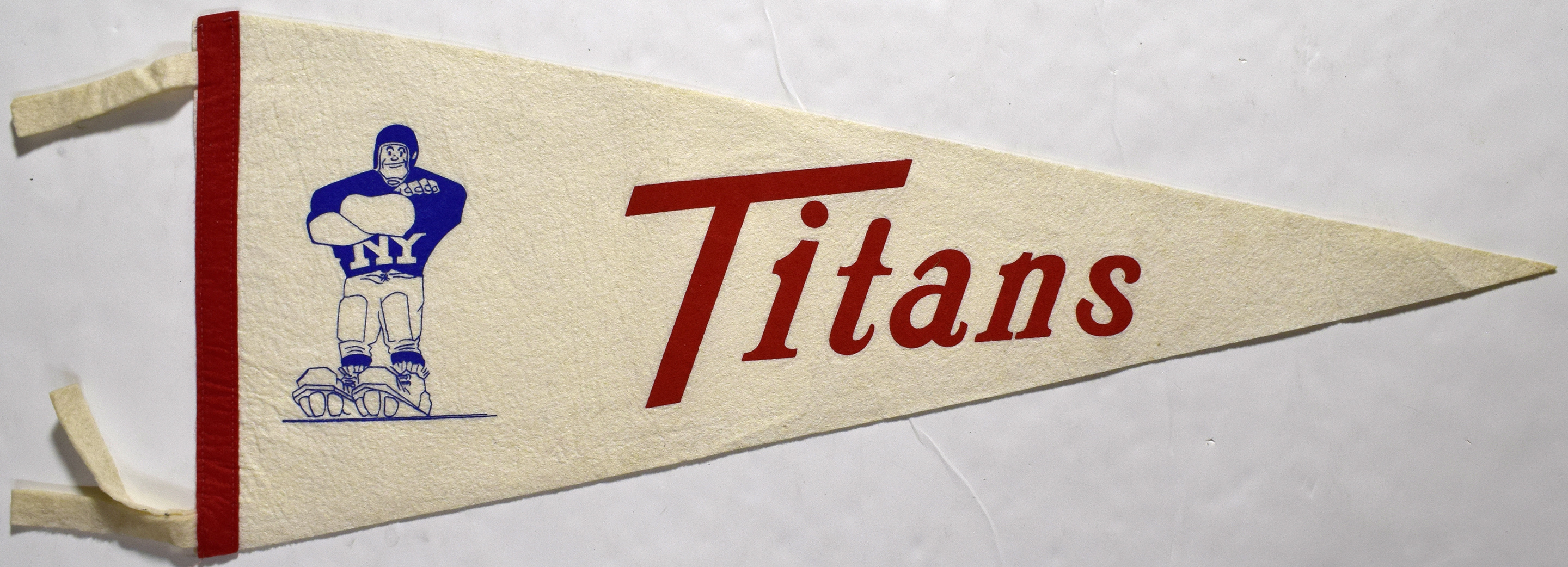 1961 Pennant  Rare circa 1961 New York Titans Full Size Pennant  