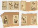 1948 Topps Magic Photo  Lot of 11 w/Joe Louis, James Jeffries, Jack Sharkey  