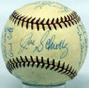1963 Atlanta Crackers  Team Ball w/Tim McCarver (20 sigs) 8 