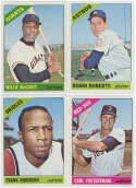 1966 Topps  Complete Set -17 w/Aaron, Clemente, Mays Ex-Mt/NM 