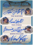 2023 Leaf Bronx Legacy  1996 Yankees Eight Signatures w/Boggs, Martinez, ONeill, Raines (3/6)  