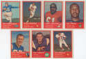 1963 Fleer  7 different cards VG-Ex/Ex 