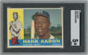 1960 Topps 300 Aaron SGC 5 