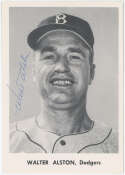 1957 Brooklyn Dodgers Team Issue Photo  Alston, Walt 9 