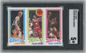 1980 Topps 196 Bird/Erving/Johnson RC SGC 5 