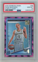 2025 Donruss WNBA Purple Laser 86 Paige Bueckers (66/99) PSA 10 