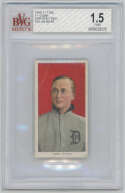 1909 T206 95 Cobb (portrait, red bckgrnd) Beckett 1.5 