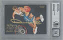 1997 Fleer 12 Vlade Divac Signed Charlotte Hornets Card Auto  
