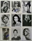  8 x 10  Lot of 100 b/w actresses signed photos 8 BETTER LOT, SOME LESSER CONTENT